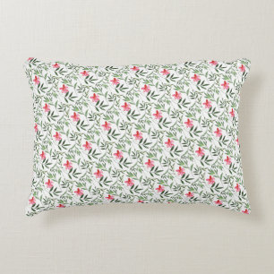 Beautiful Pink Floral Decorative Cushion
