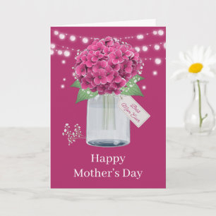 Beautiful Pink Floral Mother's Day Card