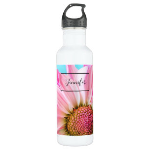 Beautiful Pink Flower Close Up Photo 710 Ml Water Bottle