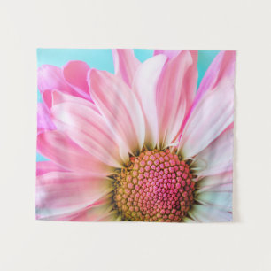 Beautiful Pink Flower Close Up Photo Tapestry