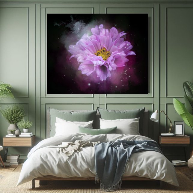 Beautiful Pink Flower Minimalist  Poster (Creator Uploaded)