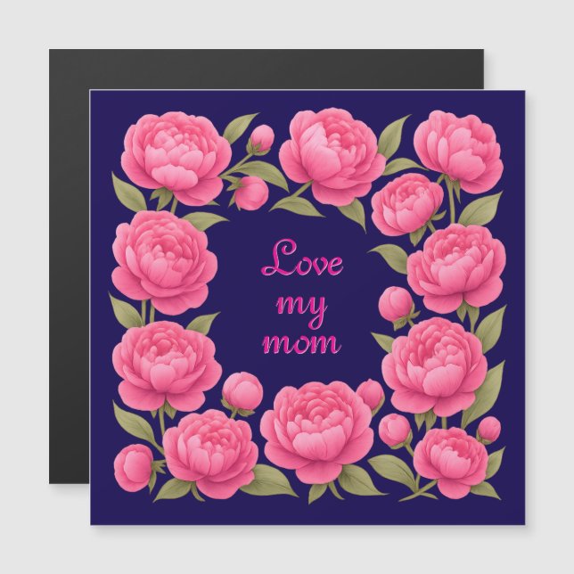 Beautiful pink flowers for Mother's Day (Front/Back)