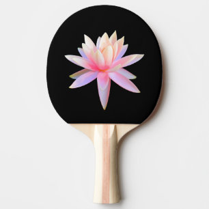 Beautiful Pink Lily Lotus Art Cool Unique Ping Pong Paddle