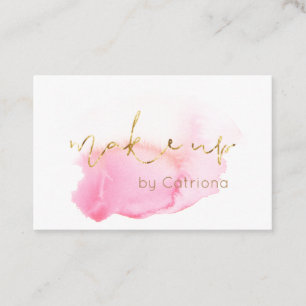 ★ Beautiful Pink Make up Business Card