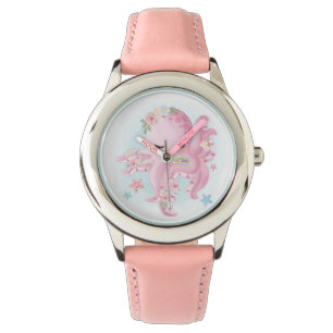 Beautiful Pink Octopus Watch