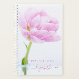 Beautiful Pink Peony   Personalised Planner