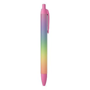 Beautiful Pink Red Orange Yellow Blue Purple Green Blue Ink Pen