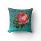 BEAUTIFUL PINK ROSE AQUA BLUE,TEAL DAMASK