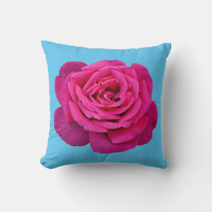 Beautiful pink rose cushion