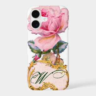 BEAUTIFUL PINK ROSE MONOGRAM