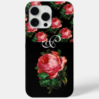 BEAUTIFUL PINK ROSE MONOGRAM