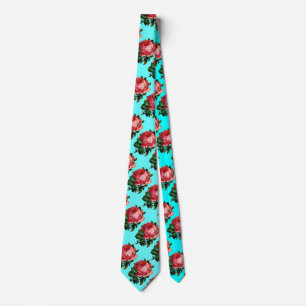 BEAUTIFUL PINK ROSE TIE