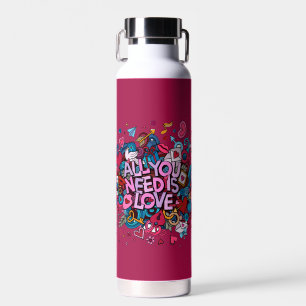 Beautiful Pink Valentine's special water bottle