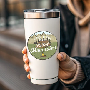 Beautiful Place Mountain Camping Die-Cut Sticker