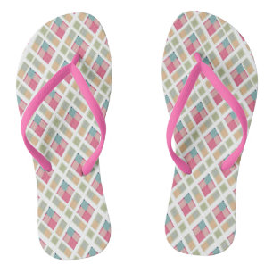 Beautiful, plaid jandals