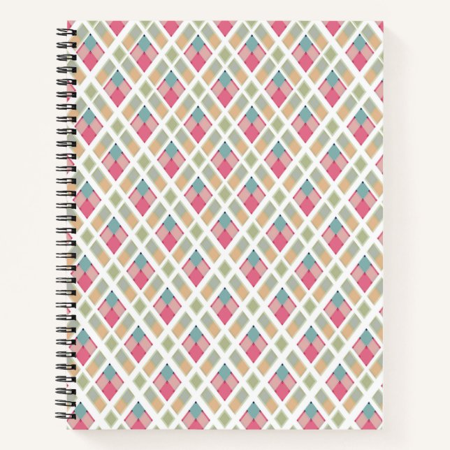 Beautiful, plaid notebook (Front)