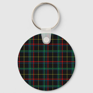 Beautiful Plaid Pattern Key Ring