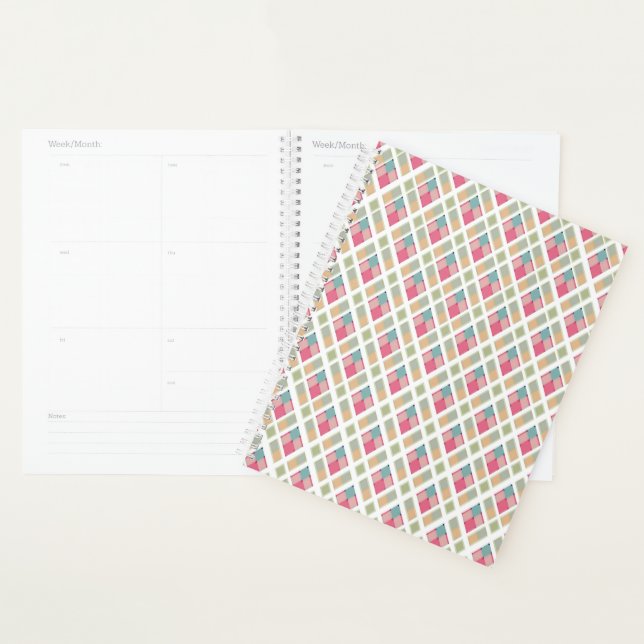 Beautiful, plaid planner (Display)