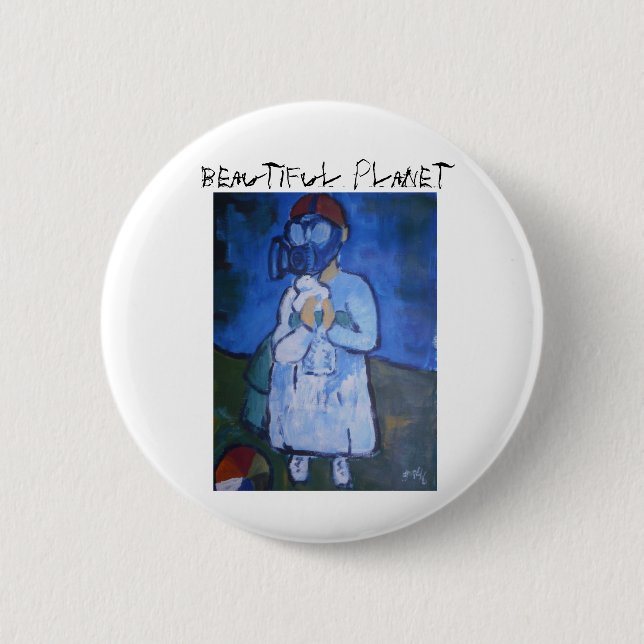 Beautiful Planet, Beautiful Planet 6 Cm Round Badge (Front)