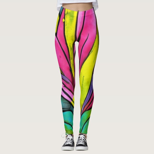 Beautiful Plant Collection Leggings (Front)