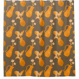 Beautiful Plants in Pots Shower Curtain