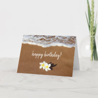 Beautiful Plumeria Maui Birthday