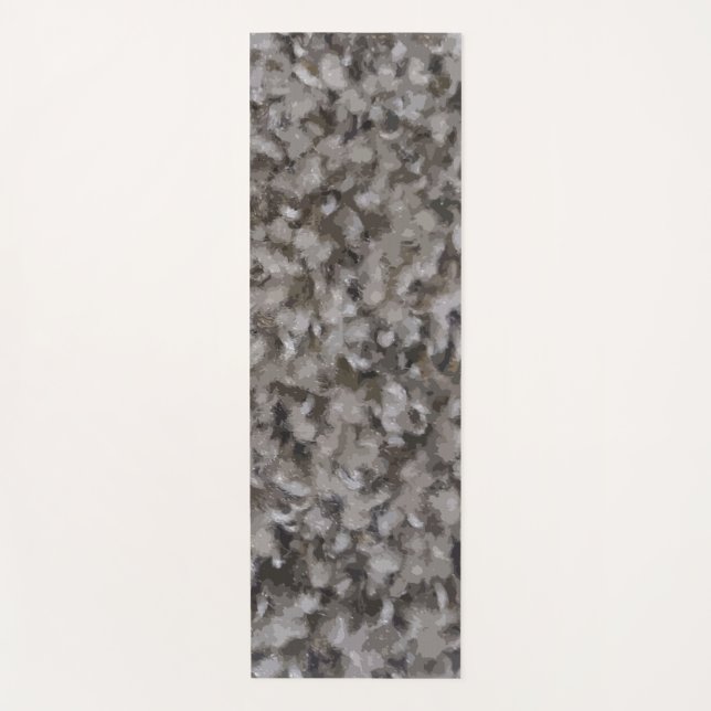 Beautiful Plush Carpet Yoga Mat (Front)