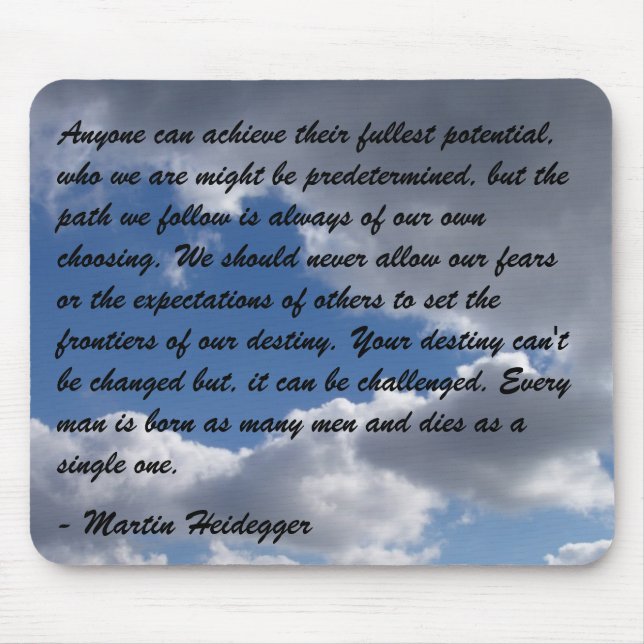 Beautiful Poem Mouse Pad (Front)