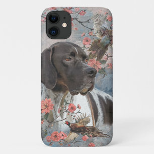 Beautiful pointer with pheasants Case-Mate iPhone case