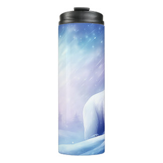 Beautiful Polar Bear  Thermal Tumbler
