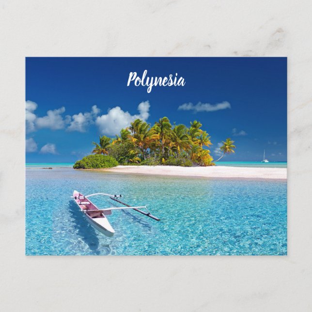 Beautiful Polynesia Postcard (Front)