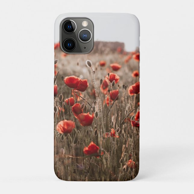 beautiful poppy flowers Case-Mate iPhone case (Back)