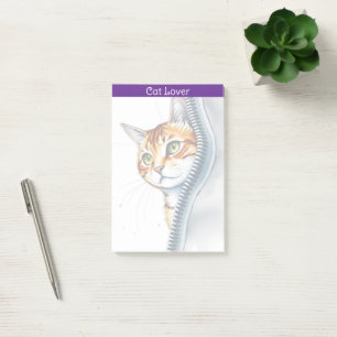 Beautiful Popular Cute Watercolor Cat Collection Post-it Notes