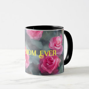 Beautiful Popular Watercolor Pink Roses Collection Mug