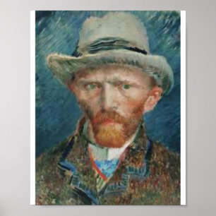 Beautiful portrait of Van Gogh  Poster