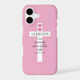 Beautiful Positive Affirmation Bible Verse Pink
