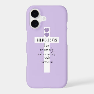 Beautiful Positive Affirmation Bible Verse Purple