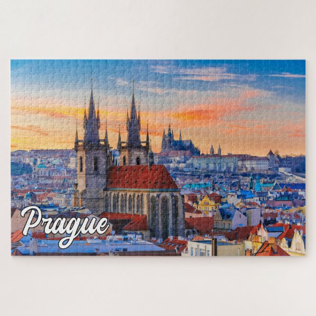 Beautiful Prague, Czech Republic Jigsaw Puzzle (Horizontal)