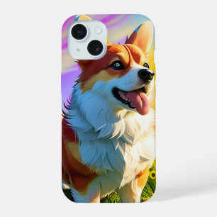 Beautiful Pretty Corgi Puppy Dog 2 iPhone 15 Case