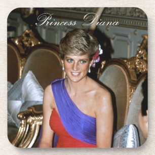Beautiful! Princess Diana Thailand 1988 Coaster