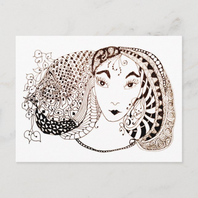 Beautiful Princess Postcard (Front)