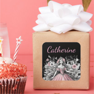 beautiful princess queen birthday girl Sticker