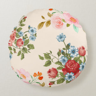 Beautiful print  round cushion