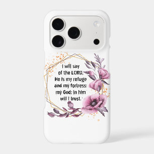 Beautiful Psalm 91 Floral iPhone 11 Pro Case