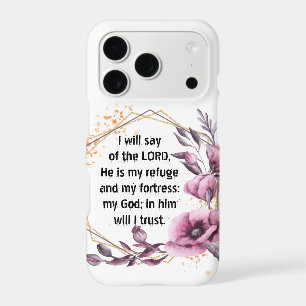 Beautiful Psalm 91 Floral iPhone 11 Pro Case