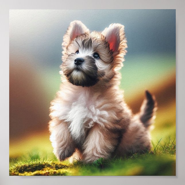 Beautiful Puppy Poster (Front)