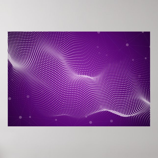 Beautiful purple abstract background. Violet neutr Poster (Front)