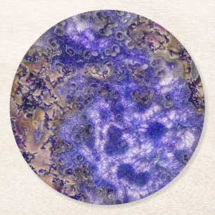 Beautiful Purple Agate Drinks Coasters