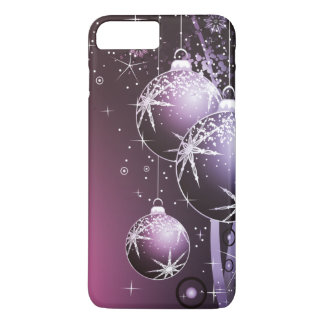 Beautiful Purple Christmas Design iPhone 8 Plus/7 Plus Case