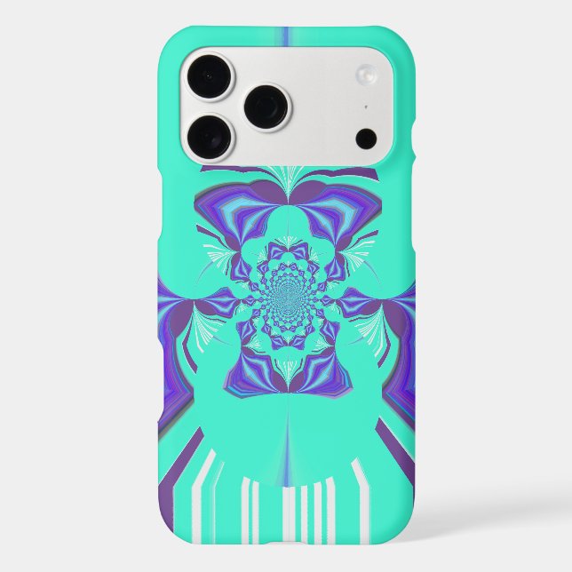 Beautiful Purple Cyan Iridescent Blue vector colou (Back)